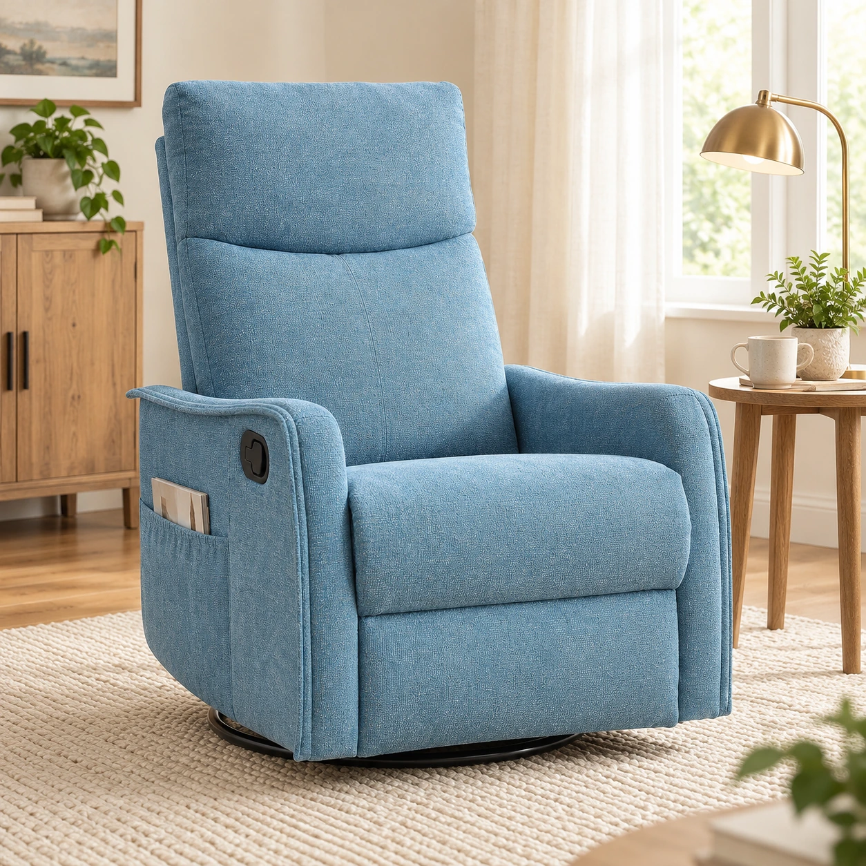 Manual Swivel Rocker Recliner