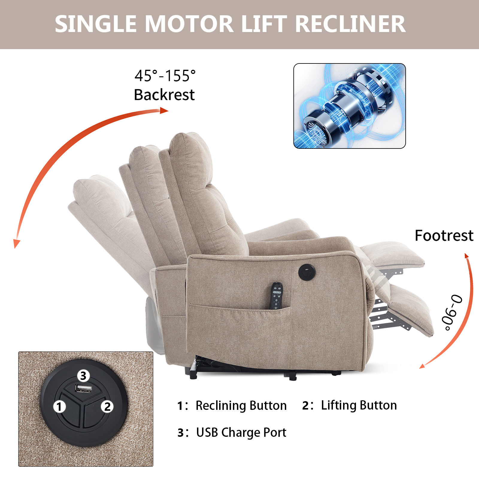 RHHVVR W1803P536616 Khaki — original chair configuration