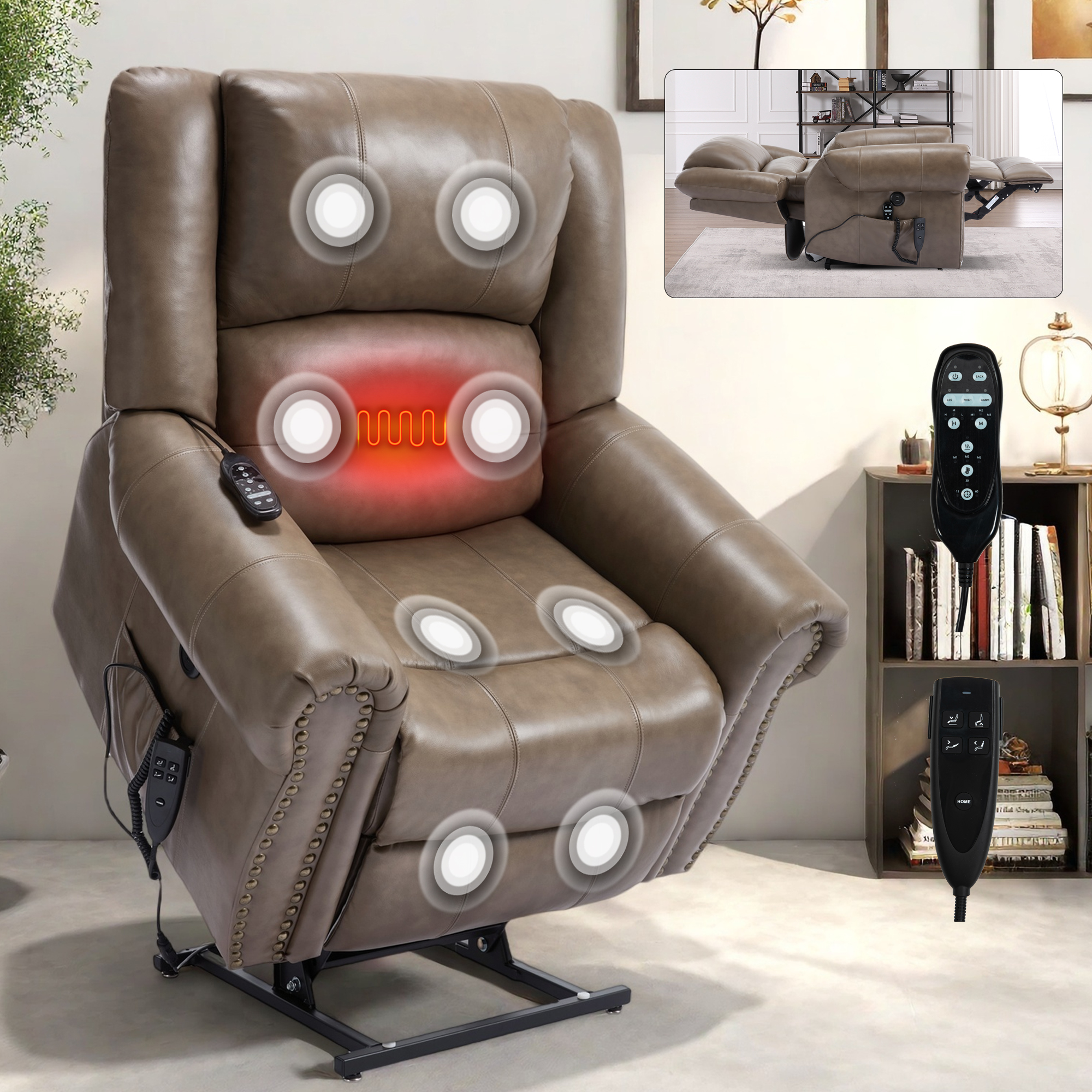 RHHVVR W1803S00075 Brown — original chair configuration